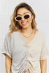 Zoe Oval Full Rim Sunglasses
